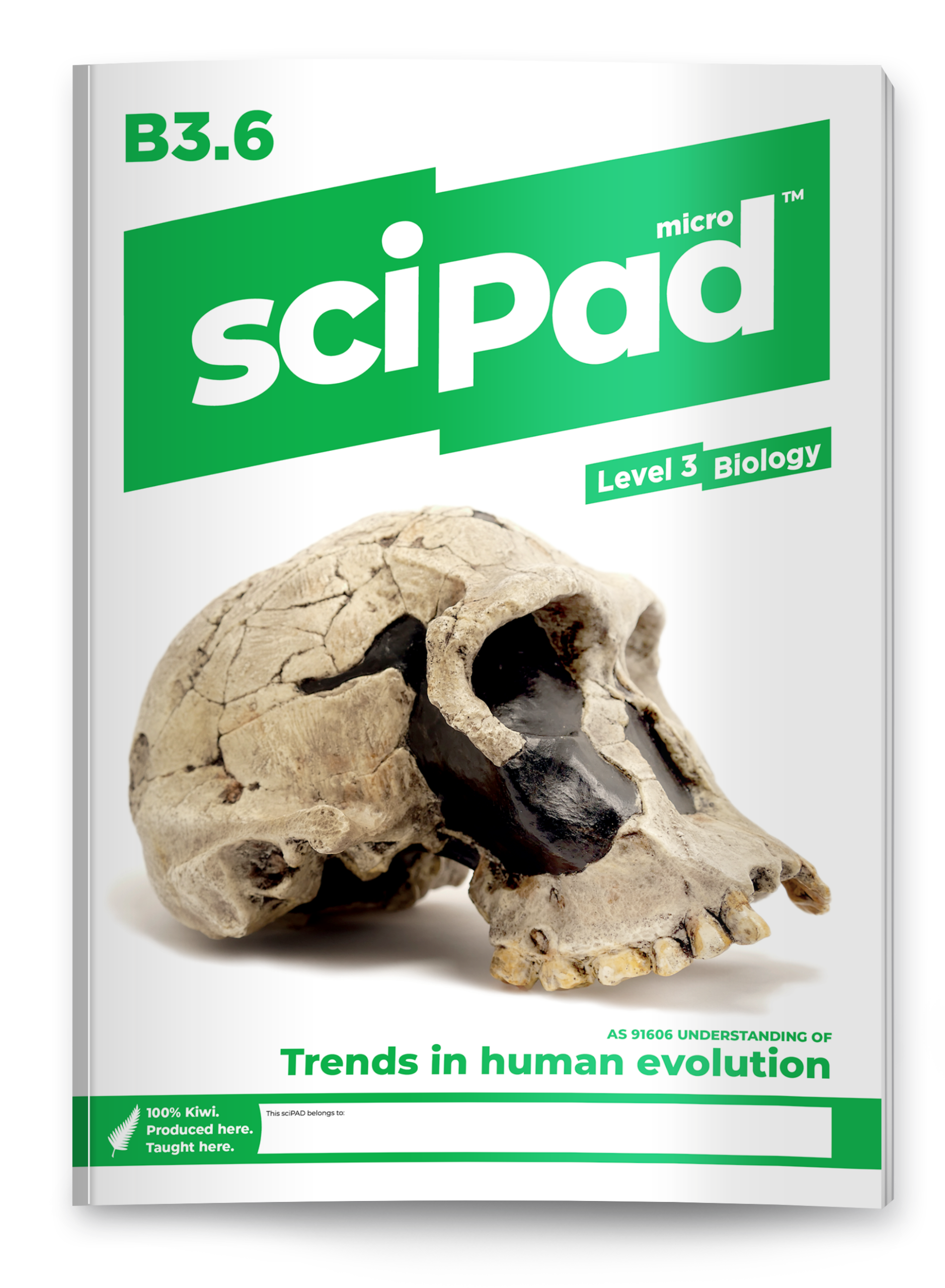 Biology 3.6 (Human Evolution) sciPAD
