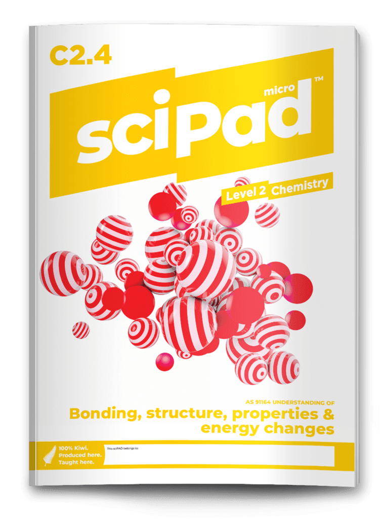 NCEA Level 2 Chemistry Revision Guide | sciPAD